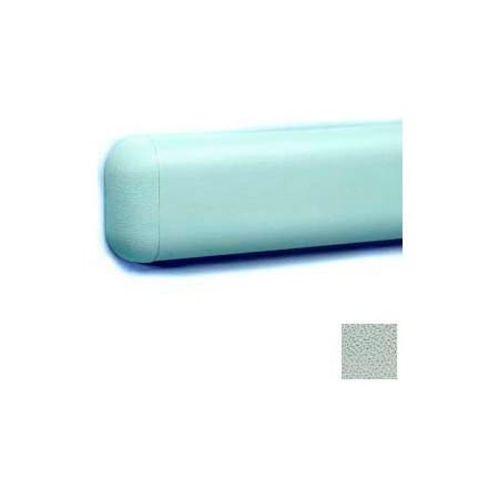Pawling Wall Guard W/Rounded Top & Bottom Edges, Aluminum Retainer, 2-516"H x 12'L, Sea Foam WG-3-12-293
